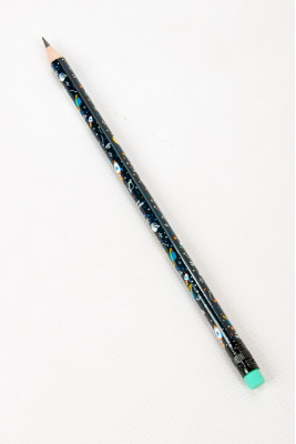 Олівець чорнографітний з гумкою